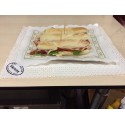 MINI bocata vegetal CON JAMON IBERICO-tomate,lechuga,huevo,mayonesa