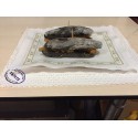 MINI bocata CON PAN DE TXIPIRON calamares frito con cebolla confitada en pan de txipiron