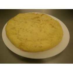 tortilla patata con jamonyork y queso