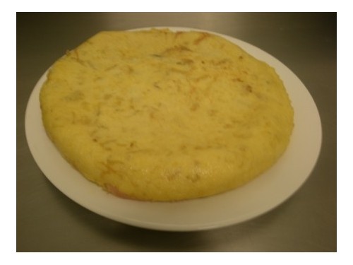tortilla patata con jamonyork y queso